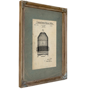 The Gilded Prison — 1932 Patent Archive — Framed Wall Art Room View | Bella Frye