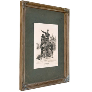 Ulysses S Grant 19th Century — Verdigris Framed Canvas Print | Bella Frye