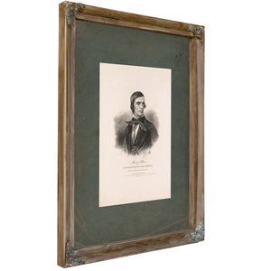 Henry a Wise Representative From Virginia 184 — Verdigris Framed Canvas Print | Bella Frye
