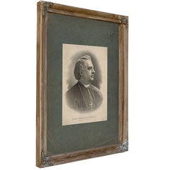 The Right Reverend John S Foley Dd Bishop of Detroit Mich Usa 1889 — Verdigris Framed Canvas Print | Bella Frye