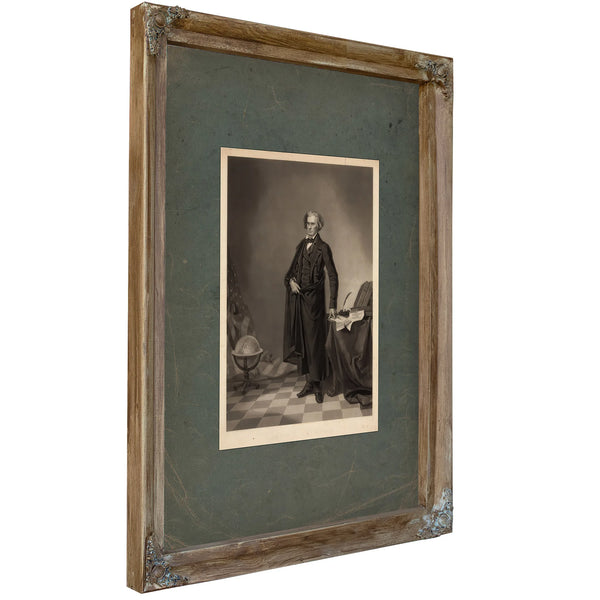 John Caldwell Calhoun 1852 — Verdigris Framed Canvas Print | Bella Frye