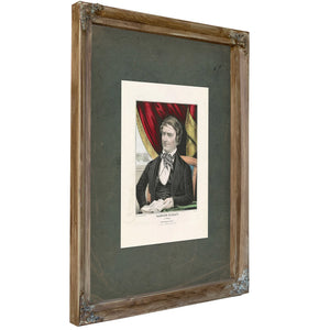 Cassius M Clay of Kentucky the Champion of Liberty 1846 — Verdigris Framed Canvas Print | Bella Frye