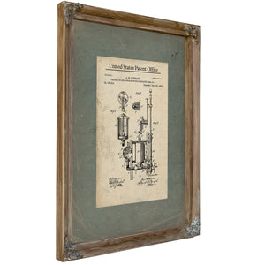The Hofmann Brewing Apparatus — Patent Archive Print — Framed Wall Art Room View | Bella Frye