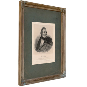 Thomas Hart Benton Senator From Missouri 1837 — Verdigris Framed Canvas Print | Bella Frye
