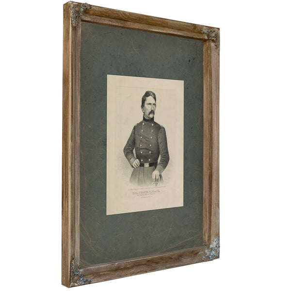 Colonel Frank P Blair First Regiment Missouri Volunteers 1861 — Verdigris Framed Canvas Print | Bella Frye