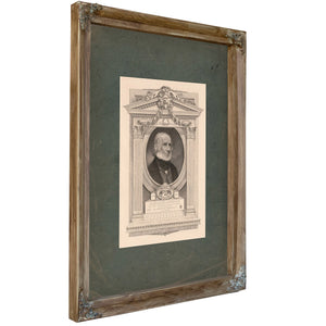 Alexander Anderson the First Engraver on Wood in America 19th Century — Verdigris Framed Canvas Print | Bella Frye