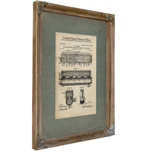 The Publicans Secret Schmidts Cold Pressure Apparatus Patent — Framed Wall Art Room View | Bella Frye