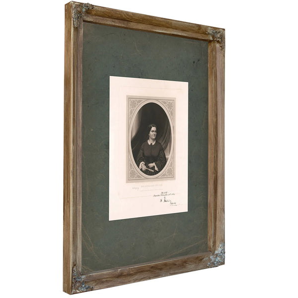 Mrs Abraham Lincoln 1864 — Framed Wall Art Room View | Bella Frye