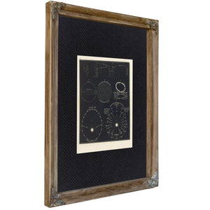 The Celestial Mechanics of Wandering Worlds — Verdigris Framed Canvas Print | Bella Frye
