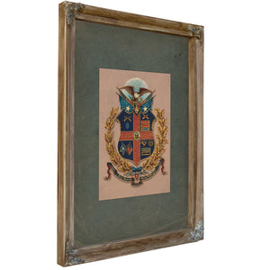 Brig General George W Morgan 189 — Verdigris Framed Canvas Print | Bella Frye
