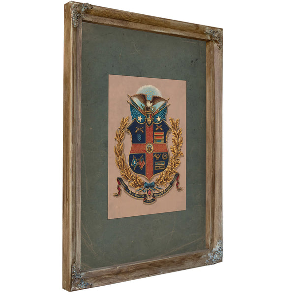 Brig General George W Morgan 189 — Verdigris Framed Canvas Print | Bella Frye