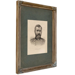 General Grant 1885 1 — Verdigris Framed Canvas Print | Bella Frye