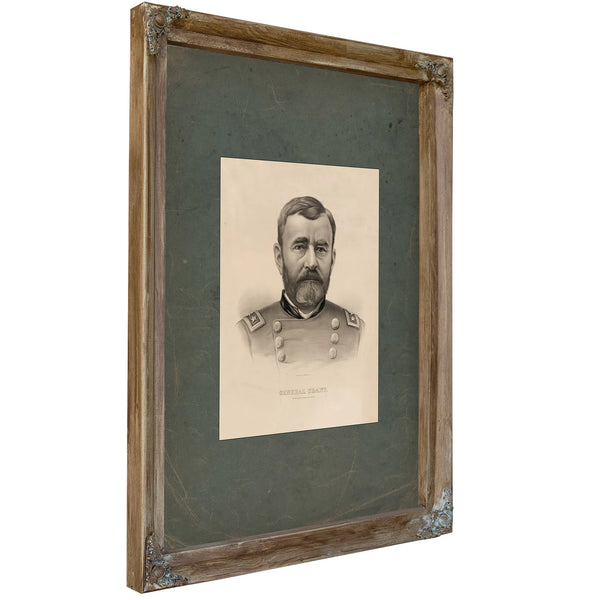 General Grant 1885 1 — Verdigris Framed Canvas Print | Bella Frye