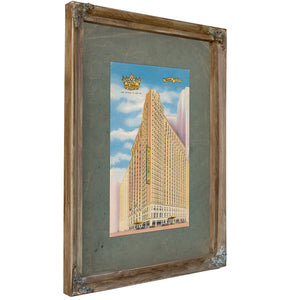 The Victoria Affair Midtown Secrets in Art Deco Splendor — Verdigris Framed Canvas Print | Bella Frye