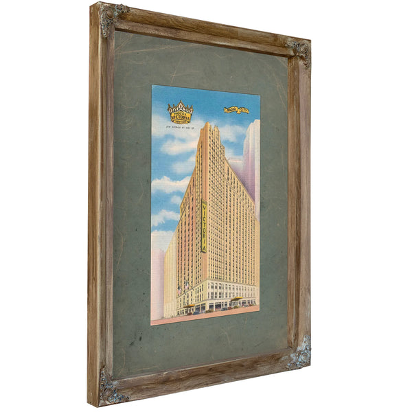 The Victoria Affair Midtown Secrets in Art Deco Splendor — Verdigris Framed Canvas Print | Bella Frye