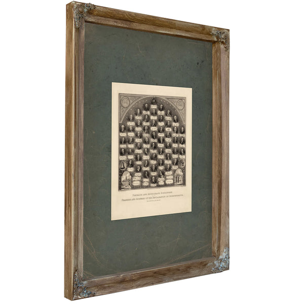 Portraits and Autograph Signatures of the Framers and Signers of the Declaration of Independence Philadelphia July 4th 1776 1