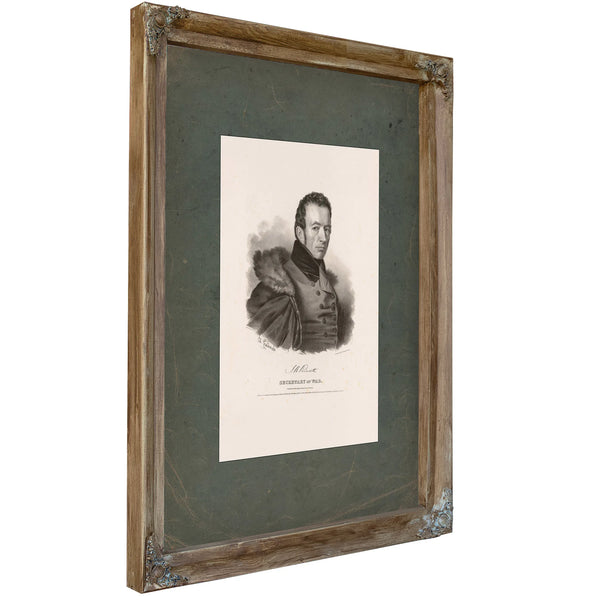 Joel Roberts Poinsett Secretary of War 1838 1 — Verdigris Framed Canvas Print | Bella Frye