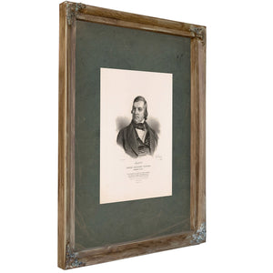 James Madison Porter Secretary of War 1843 — Verdigris Framed Canvas Print | Bella Frye