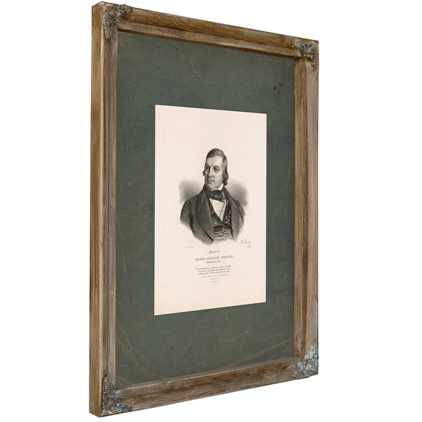 James Madison Porter Secretary of War 1843 — Verdigris Framed Canvas Print | Bella Frye