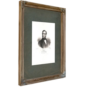 Daniel D Barnard Representative From New York 1843 — Verdigris Framed Canvas Print | Bella Frye