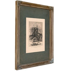 General George Brinton Mcclellan and Staff Before Yorktown Va April 1862 1862 — Verdigris Framed Canvas Print | Bella Frye
