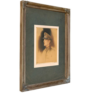 General Douglas Macarthur 2th Century — Verdigris Framed Canvas Print | Bella Frye