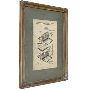 The Gentlemans Vice Patent 1193593 — Framed Wall Art Room View | Bella Frye