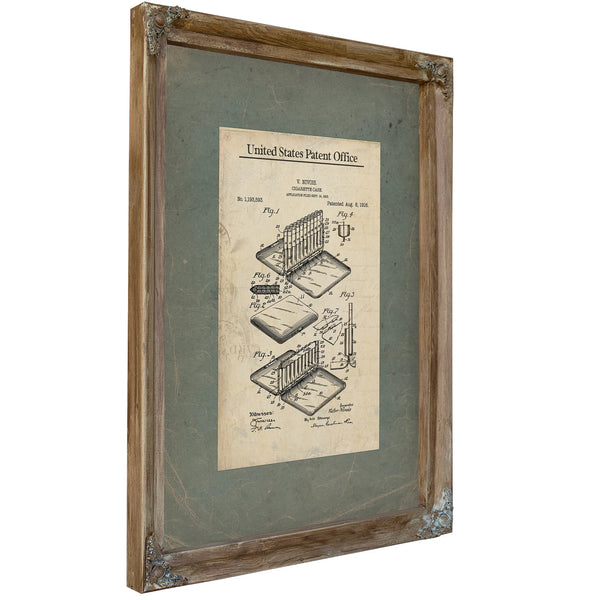 The Gentlemans Vice Patent 1193593 — Framed Wall Art Room View | Bella Frye