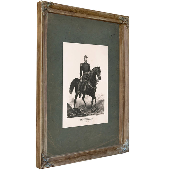 William Buel Franklin 19th Century — Verdigris Framed Canvas Print | Bella Frye
