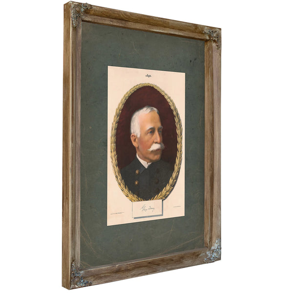 George Dewey 1899 — Verdigris Framed Canvas Print | Bella Frye