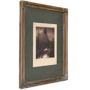 The Boston Massacre 189 — Verdigris Framed Canvas Print | Bella Frye