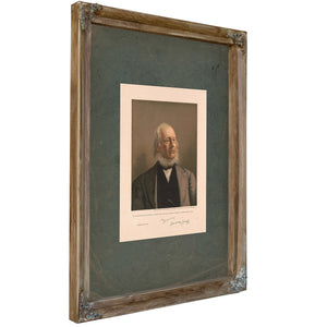 In the Hope That the American People May Soon Be Not Merely United but Reconciled I Am Yours Horace Greeley 1872 — Verdigris 