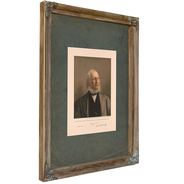 In the Hope That the American People May Soon Be Not Merely United but Reconciled I Am Yours Horace Greeley 1872 — Verdigris 