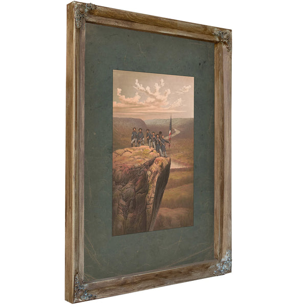 Union Soldiers at Point Lookout Tennessee 1863 188 1 — Verdigris Framed Canvas Print | Bella Frye