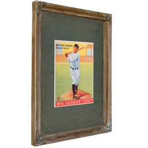 Baberuthgoudeycard2 — Verdigris Framed Canvas Print | Bella Frye