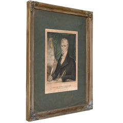 William Henry Harrison_ Ninth President of the United States 1835 1856 — Verdigris Framed Canvas Print | Bella Frye