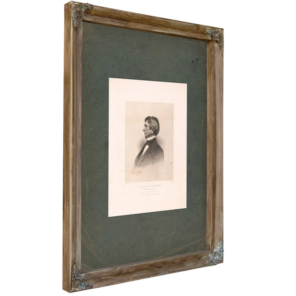 William H Seward Secretary of State 19th Century — Verdigris Framed Canvas Print | Bella Frye