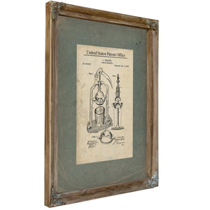 The Kessler Extraction Device — Patent Archive Print — Framed Wall Art Room View | Bella Frye