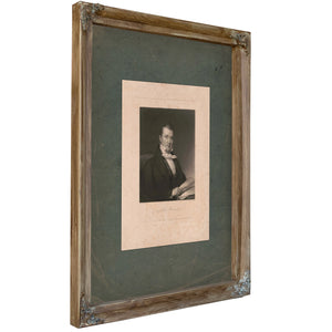 James Buchanan 184 — Verdigris Framed Canvas Print | Bella Frye