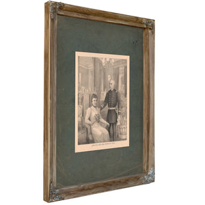 Admiral George Dewey and Mrs Susan Boardman Goodwin Dewey at Home 19 — Verdigris Framed Canvas Print | Bella Frye
