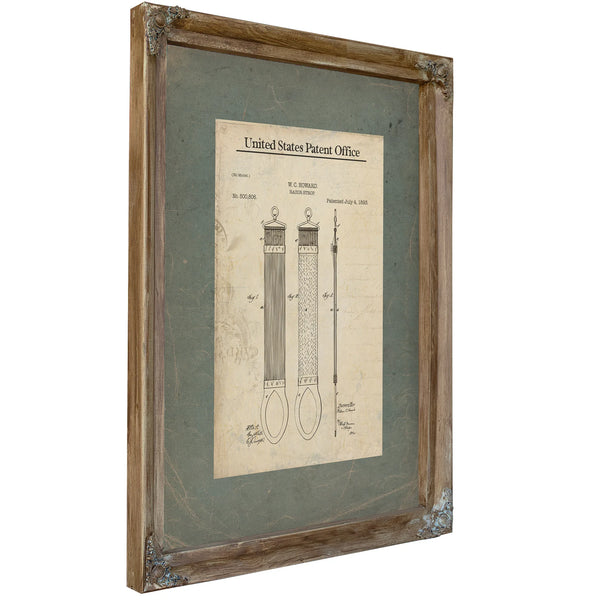The Barbers Blade Keeper — Patent Drawing of Victorian Shaving Ritual