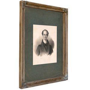 Russell J Colt 19th Century — Verdigris Framed Canvas Print | Bella Frye