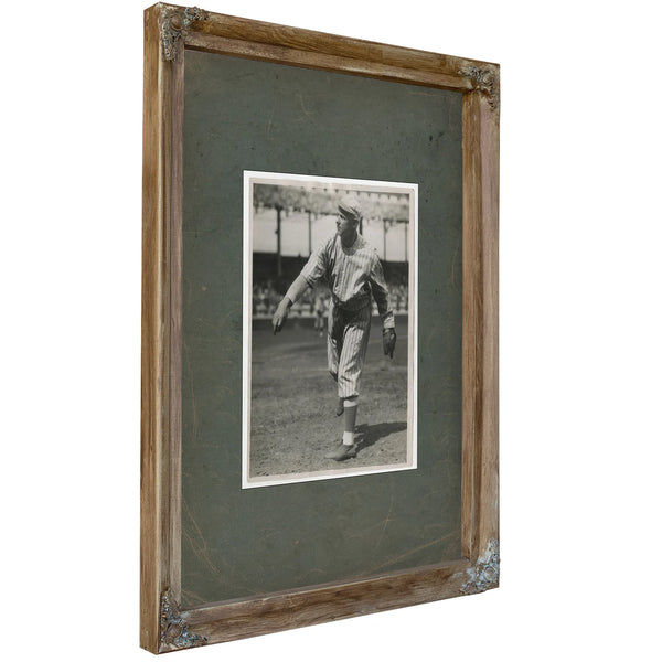 Christy Mathewson by Conlon — Verdigris Framed Canvas Print | Bella Frye