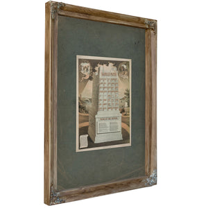 Garfields Prayer 1882 — Verdigris Framed Canvas Print | Bella Frye