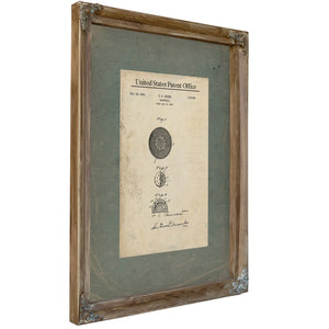 Nadak — Verdigris Framed Canvas Print | Bella Frye