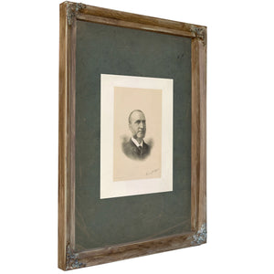 Chauncey Mitchell Depew 1888 — Verdigris Framed Canvas Print | Bella Frye