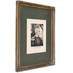 Major General Zachary Taylor 1847 — Verdigris Framed Canvas Print | Bella Frye