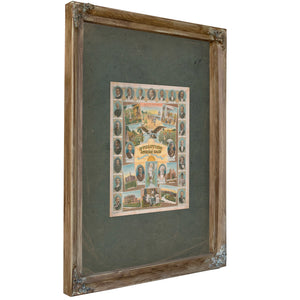 Evolution of the African Race 19 — Verdigris Framed Canvas Print | Bella Frye