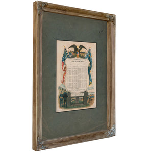 In Honor of Our Hero 189 — Verdigris Framed Canvas Print | Bella Frye