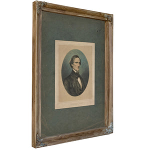 Jefferson Davis 185 187 — Verdigris Framed Canvas Print | Bella Frye